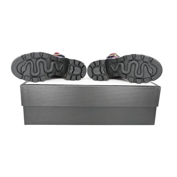 Gucci Women's GG Logo Wool Ankle Boot - Picture 8 of 9